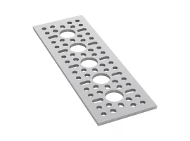 תמונה של מוצר לוח מחורר תבנית goBILDA,  מידות 48x144 מ"מ, 1x5 חורים, אלומיניום
