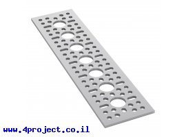 תמונה של מוצר לוח מחורר תבנית goBILDA,  מידות 48x192 מ"מ, 1x7 חורים, אלומיניום