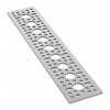לוח מחורר תבנית goBILDA,  מידות 48x240 מ"מ, 1x9 חורים, אלומיניום