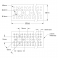 לוח מחורר תבנית goBILDA,  מידות 48x240 מ"מ, 1x9 חורים, אלומיניום