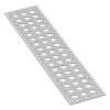לוח מחורר תבנית goBILDA,  מידות 96x432 מ"מ, 3x17 חורים, אלומיניום