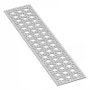 לוח מחורר תבנית goBILDA,  מידות 96x432 מ"מ, 3x17 חורים, אלומיניום