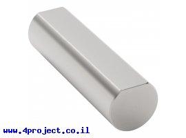תמונה של מוצר מוט פלדה 6 מ"מ בצורת D - אורך 20 מ"מ