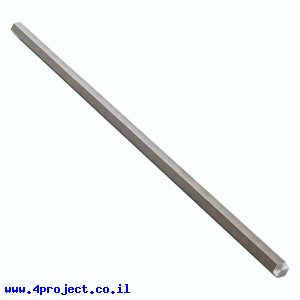מוט REX 8mm פלדה - אורך 300 מ"מ