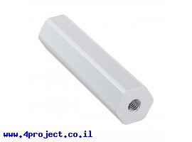 תמונה של מוצר מוט REX 12mm אלומיניום - אורך 48 מ"מ