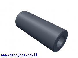 תמונה של מוצר ספייסר פלסטיק 4.1/8 מ"מ - אורך 20 מ"מ