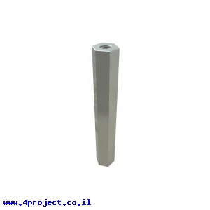 ספייסר פלדה נקבה/נקבה M4 - אורך 50 מ"מ