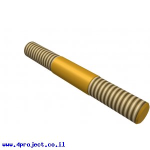 מוט הברגה M4 עם מרווח - אורך 30 מ"מ