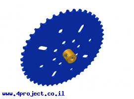 תמונה של מוצר גלגל שיניים לשרשרת שלבים מקופלים - 46 שיניים