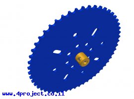תמונה של מוצר גלגל שיניים לשרשרת שלבים מקופלים - 53 שיניים