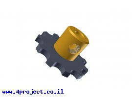 תמונה של מוצר גלגל שיניים לשרשרת 6x2.8 מ"מ - 11 שיניים
