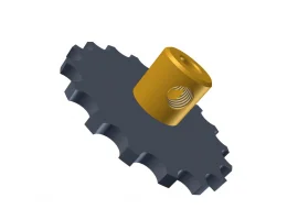 תמונה של מוצר גלגל שיניים לשרשרת 6x2.8 מ"מ - 17 שיניים