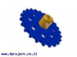 תמונה של מוצר גלגל שיניים לשרשרת 6x2.8 מ"מ - 23 שיניים