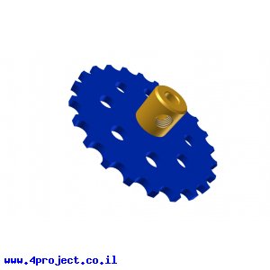 גלגל שיניים לשרשרת 6x2.8 מ"מ - 23 שיניים