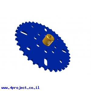 גלגל שיניים לשרשרת 6x2.8 מ"מ - 37 שיניים