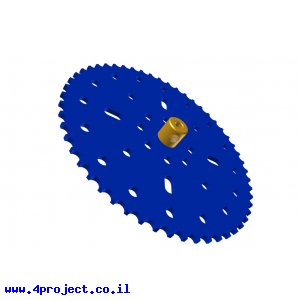 גלגל שיניים לשרשרת 6x2.8 מ"מ - 53 שיניים