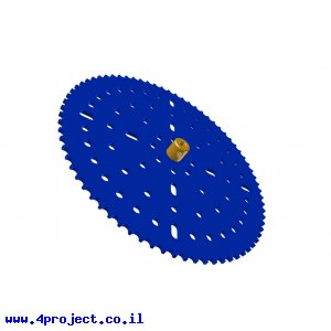 גלגל שיניים לשרשרת 6x2.8 מ"מ - 73 שיניים