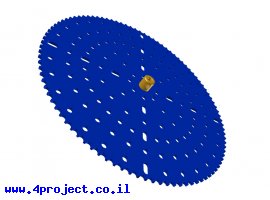 תמונה של מוצר גלגל שיניים לשרשרת 6x2.8 מ"מ - 97 שיניים