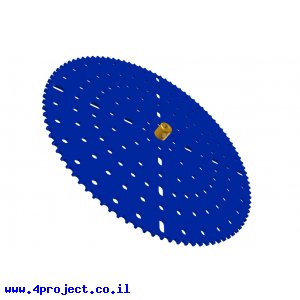 גלגל שיניים לשרשרת 6x2.8 מ"מ - 97 שיניים