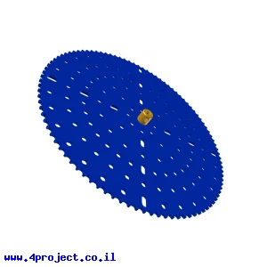 גלגל שיניים לשרשרת 6x2.8 מ"מ - 97 שיניים