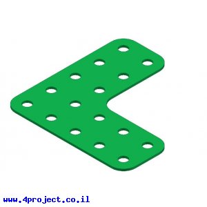 קורה שטוחה - זווית 5x5 חורים