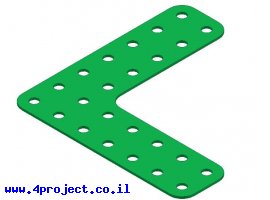 תמונה של מוצר קורה שטוחה - זווית 7x7 חורים