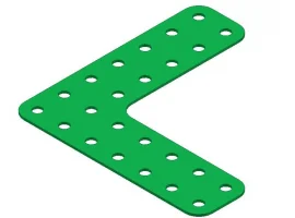 תמונה של מוצר קורה שטוחה - זווית 7x7 חורים