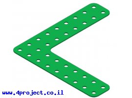 תמונה של מוצר קורה שטוחה - זווית 9x9 חורים