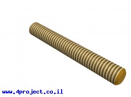 תמונה של מוצר מוט הברגה M4 - אורך 30 מ"מ