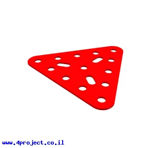 תומך משולש שווה שוקיים 5x5x5 חורים
