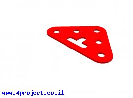 תמונה של מוצר תומך משולש ישר זווית 3x3 חורים