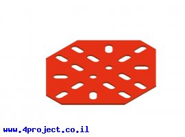 תמונה של מוצר תומך מתומן 18 חורים - שטוח אדום