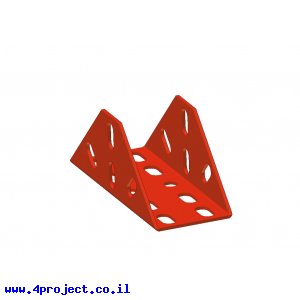 תומך מתומן 18 חורים - מקופל אדום