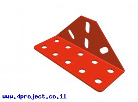 תמונה של מוצר תומך טרפז 14 חורים - מקופל אדום