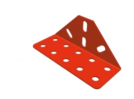 תמונה של מוצר תומך טרפז 14 חורים - מקופל אדום