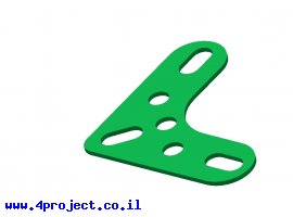 תמונה של מוצר תומך זוית 3x3 חורים ירוק