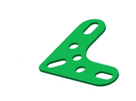 תמונה של מוצר תומך זוית 3x3 חורים ירוק