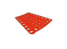 תמונה של מוצר פלטה שטוחה מעוגלת 8x5-7