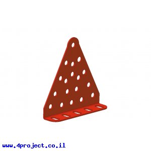 תומך גלגלי שיניים משולש 23 חורים - מקופל