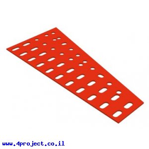 תומך גלגלי שיניים טרפז 40 חורים - שטוח