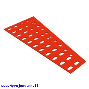 תומך גלגלי שיניים טרפז 40 חורים - שטוח