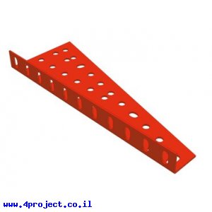 תומך גלגלי שיניים טרפז 40 חורים - קיפול שמאלי