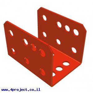 תומך גלגלי שיניים מלבני 3x7 - מקופל