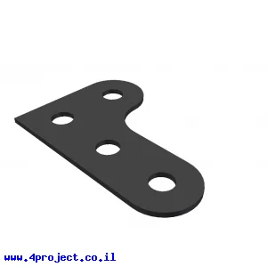 חיבור זוית 90 מעלות 2x3 חורים