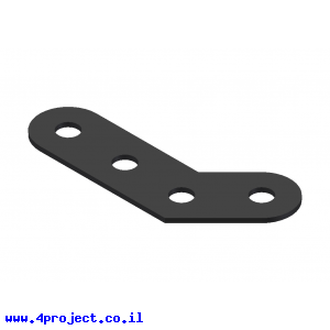 חיבור זוית 45 מעלות 2x3 חורים