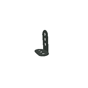 תומך מיסב צורה 2 - עובי 1 מ"מ - מקופל