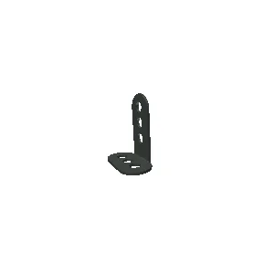 תומך מיסב צורה 2 - עובי 1 מ"מ - מקופל