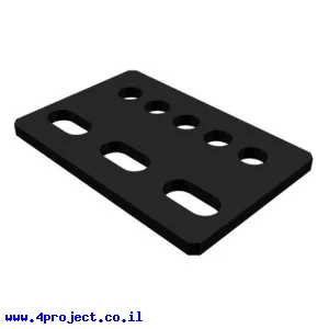 תומך מיסב מלבן 8 חורים בעובי 2 מ"מ