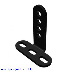 תומך מיסב צורה 5 - עובי 2 מ"מ - מקופל