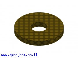 תמונה של מוצר פס מחורר מבודד - חור אחד